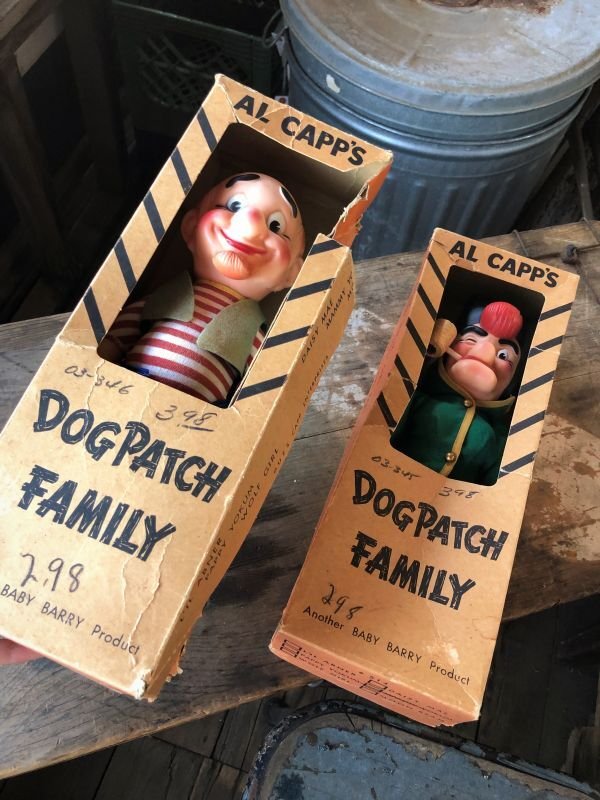 画像2: 50s Vintage Baby Barry Toy Dogpatch Al Capp's Mammy & Pappy Yokum Doll Set W/BOX (M046) 