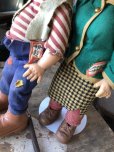 画像8: 50s Vintage Baby Barry Toy Dogpatch Al Capp's Mammy & Pappy Yokum Doll Set 34cm (M045) 