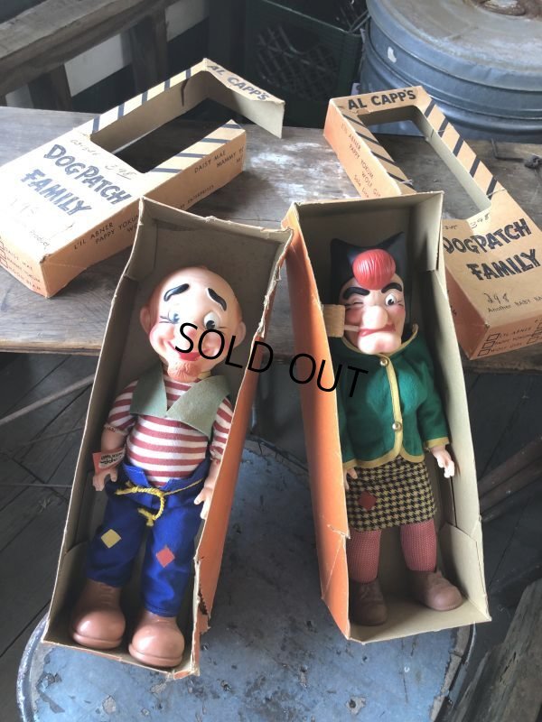 画像14: 50s Vintage Baby Barry Toy Dogpatch Al Capp's Mammy & Pappy Yokum Doll Set W/BOX (M046) 