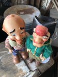 画像5: 50s Vintage Baby Barry Toy Dogpatch Al Capp's Mammy & Pappy Yokum Doll Set 34cm (M045) 