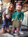 画像6: 50s Vintage Baby Barry Toy Dogpatch Al Capp's Mammy & Pappy Yokum Doll Set 34cm (M045) 