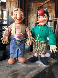 50s Vintage Baby Barry Toy Dogpatch Al Capp's Mammy & Pappy Yokum Big Size Doll Set 51cm (M044) 