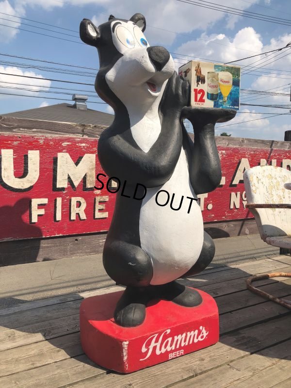 画像24: Vintage Advertising Hamm's Beer Bear Life Size Styrofoam Store Display (M048)