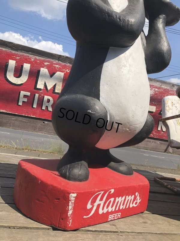 画像9: Vintage Advertising Hamm's Beer Bear Life Size Styrofoam Store Display (M048)