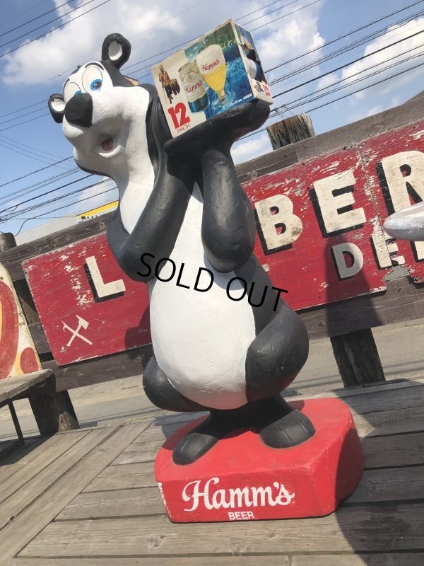画像23: Vintage Advertising Hamm's Beer Bear Life Size Styrofoam Store Display (M048)