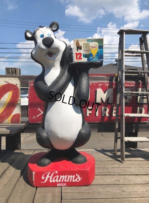 画像25: Vintage Advertising Hamm's Beer Bear Life Size Styrofoam Store Display (M048)