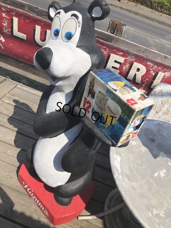 画像7: Vintage Advertising Hamm's Beer Bear Life Size Styrofoam Store Display (M048)