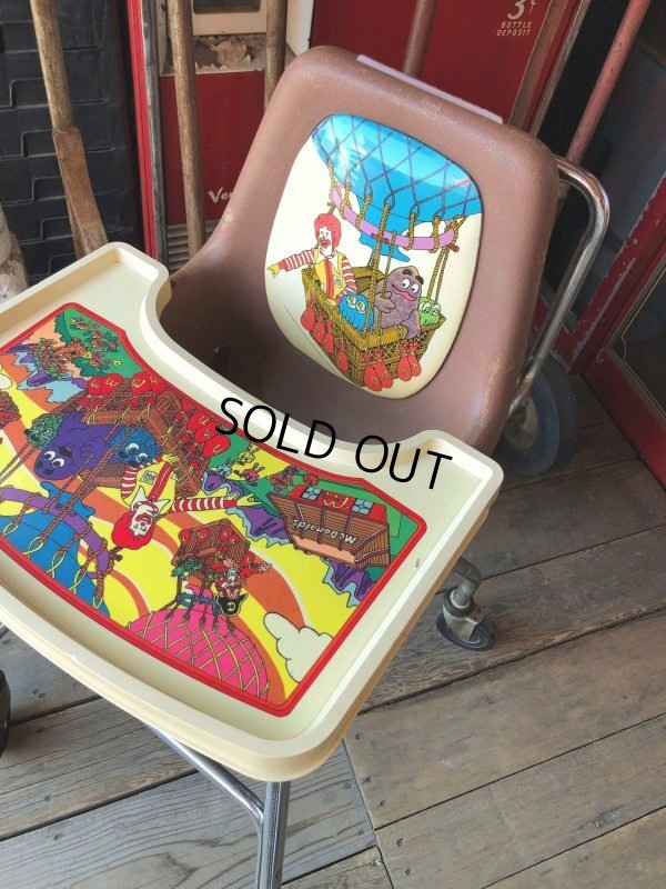 画像4: Vintage McDonald's Store Kids High Chair (M049) 