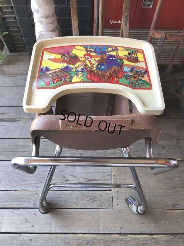 画像6: Vintage McDonald's Store Kids High Chair (M049) 
