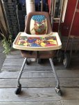 画像1: Vintage McDonald's Store Kids High Chair (M049)  (1)