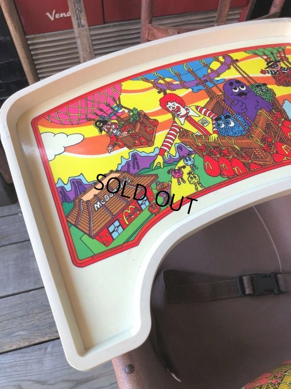 画像12: Vintage McDonald's Store Kids High Chair (M050)