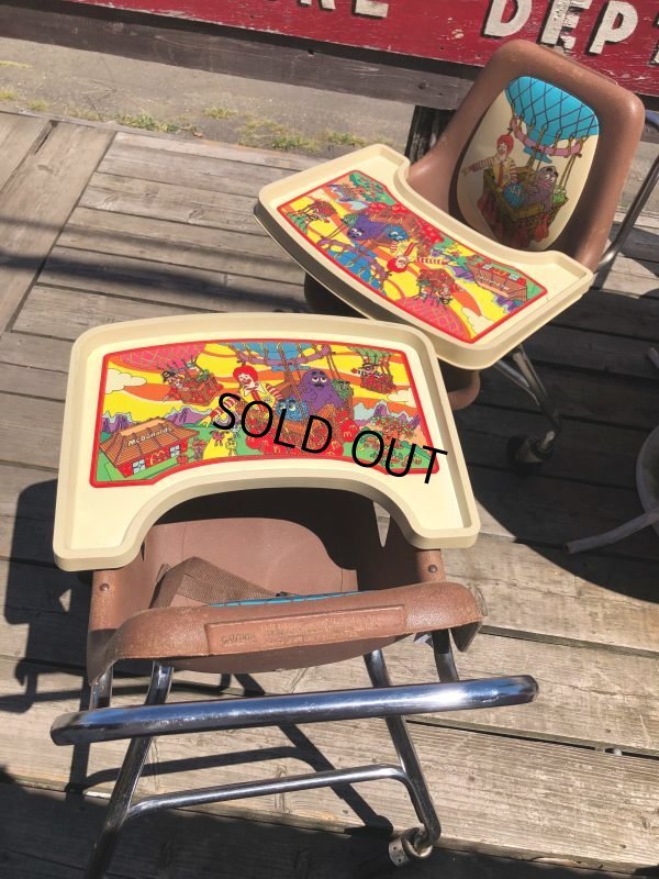 画像21: Vintage McDonald's Store Kids High Chair (M050)