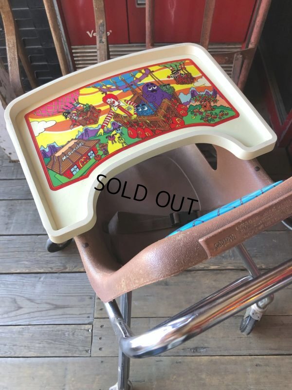 画像8: Vintage McDonald's Store Kids High Chair (M050)