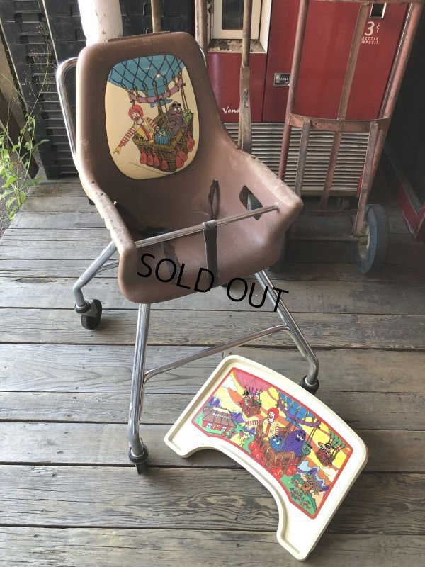 画像16: Vintage McDonald's Store Kids High Chair (M049) 