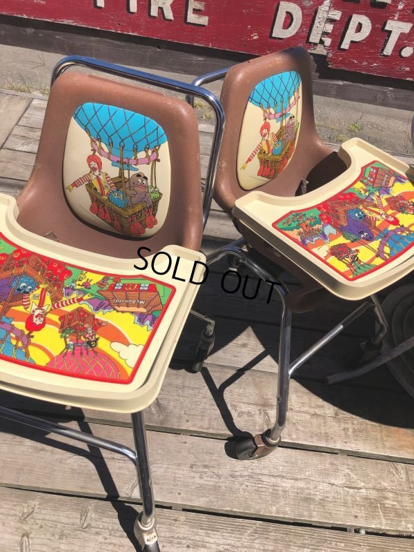 画像22: Vintage McDonald's Store Kids High Chair (M049) 
