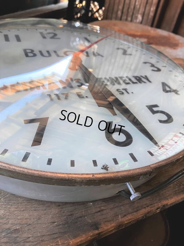 画像5: Antique Bulova Electric Light Up Advertising Clock (M051) 