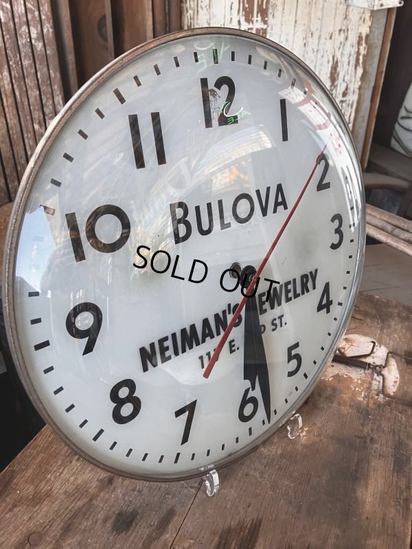 画像7: Antique Bulova Electric Light Up Advertising Clock (M051) 