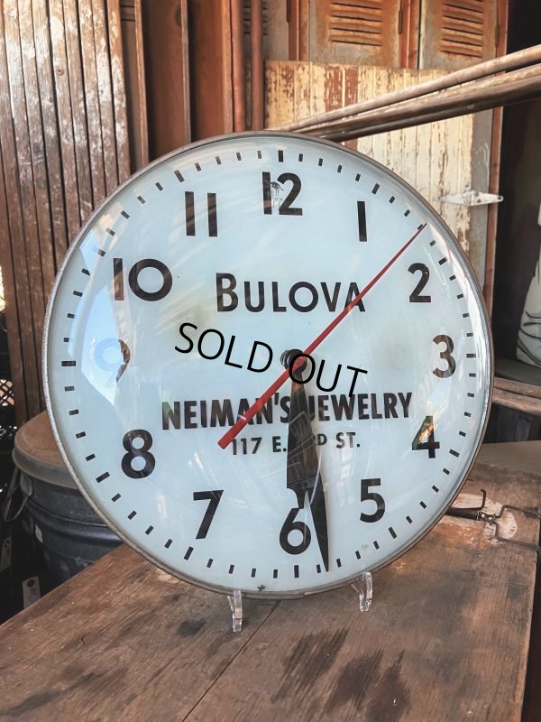 画像2: Antique Bulova Electric Light Up Advertising Clock (M051) 