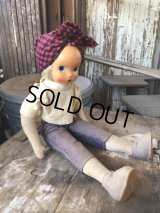 Antique American Primitive Celluloid Face Doll (M052) 