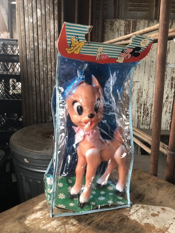 画像1: Vintage Bambi Rubber Toy Spain Ver (M054) 