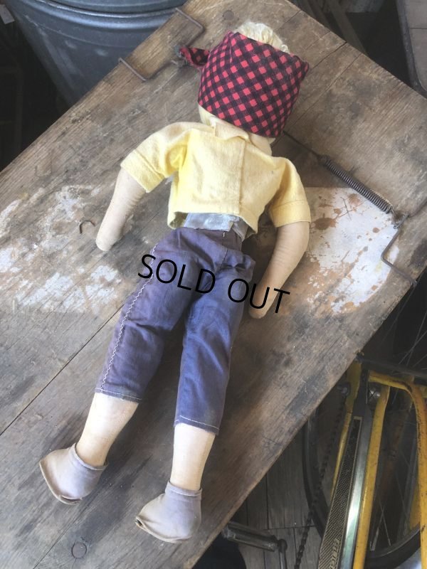 画像13: Antique American Primitive Celluloid Face Doll (M052) 