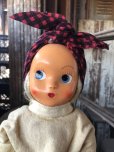 画像9: Antique American Primitive Celluloid Face Doll (M052) 