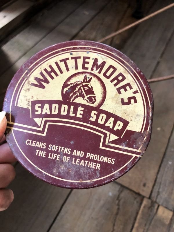 画像1: Vintage Saddle Soap Can WHITTEMORE'S (B076)
