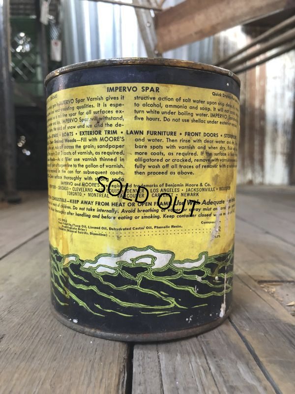 画像4: Vintage Benjamin Moore IMPERVO SPAR VARNISH Can (B066)