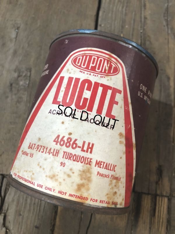 画像6: Vintage DU PONT Acrylic Lacquers LUCITE 4686 LH  (B080)