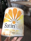 Vintage SATINTONE LATEX STAIN ENAMEL Can (B072)