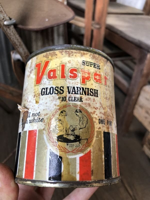 画像1: Vintage Valspar Gloss Varnish #10 Clear (B082)