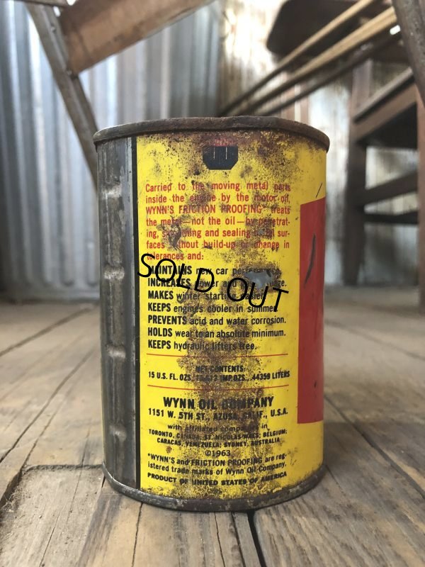 画像6: Vintage Can WYNN'S FRICTION PROOFING (B057)