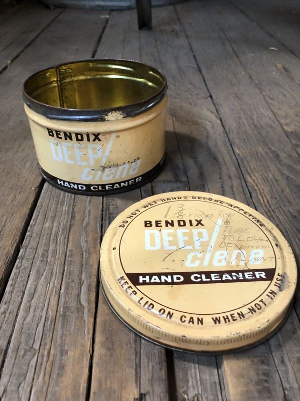 画像2: Vintage Hand Cleaner Can BENDIX Deep Clene (B060)