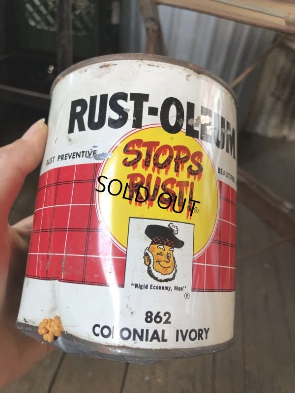 画像1:  Vintage Can Rust Oleum STOPS RUST (B064)