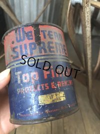 Vintage Oil Can Western Supreme Top Finish (B058)