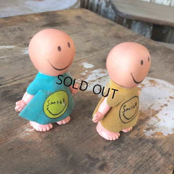 画像5: 60s UNEEDA DOLL HAPEE WEE Smile Face Vinyl Figure Peace Groovy Psychedelic Hippie Happy (M088) 