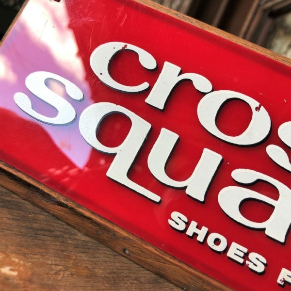 画像12: Vintage Crosby Square Shoes Advertising Store Display Sign (M089)