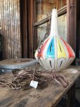 画像5: Vintage U.S.A Mid Century Pottery Ceramic Hanging Lamp (M090) 