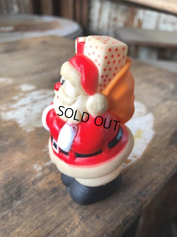 画像3: Vintage Santa Claus Vinyl Doll 8cm (M098)