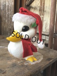 70s Vintage Merry Christmas Santa Duck Coin Bank (M100)