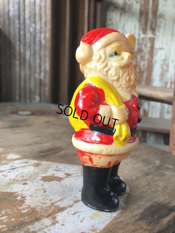 画像2: Vintage Made in Japan Santa Claus Vinyl Doll 14cm (M096) 