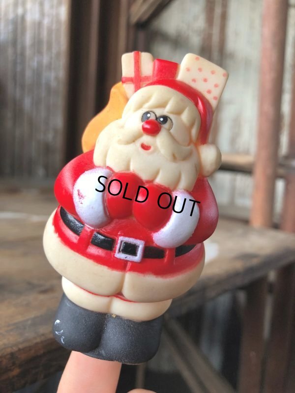 画像8: Vintage Santa Claus Vinyl Doll 8cm (M098)