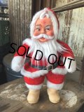 Vintage Santa Clause Rubber Face Doll 40cm (M101)