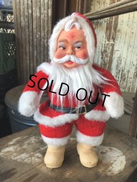 Vintage Santa Clause Rubber Face Doll 40cm (M101)