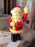 画像1: Vintage Made in Japan Santa Claus Vinyl Doll 14cm (M096)  (1)