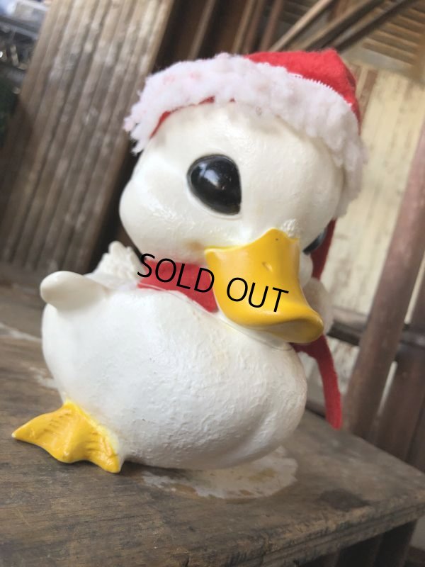 画像3: 70s Vintage Merry Christmas Santa Duck Coin Bank (M100)