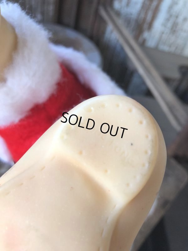 画像7: Vintage Santa Clause Rubber Face Doll 40cm (M101)