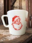 画像4: 70s Vintage Corning PYREX Merry Christmas Santa Claus Mug (M092,093)