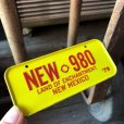 画像1: 70s Vintage Bicycle License Plate 1979 NEW MEXICO 980 (M103) (1)