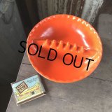 Vintage Mid Century Melamine Ashtray Orange (M130) 